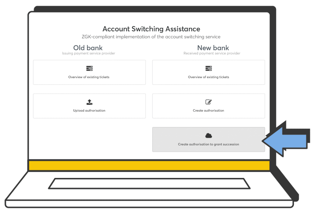 estate account switching